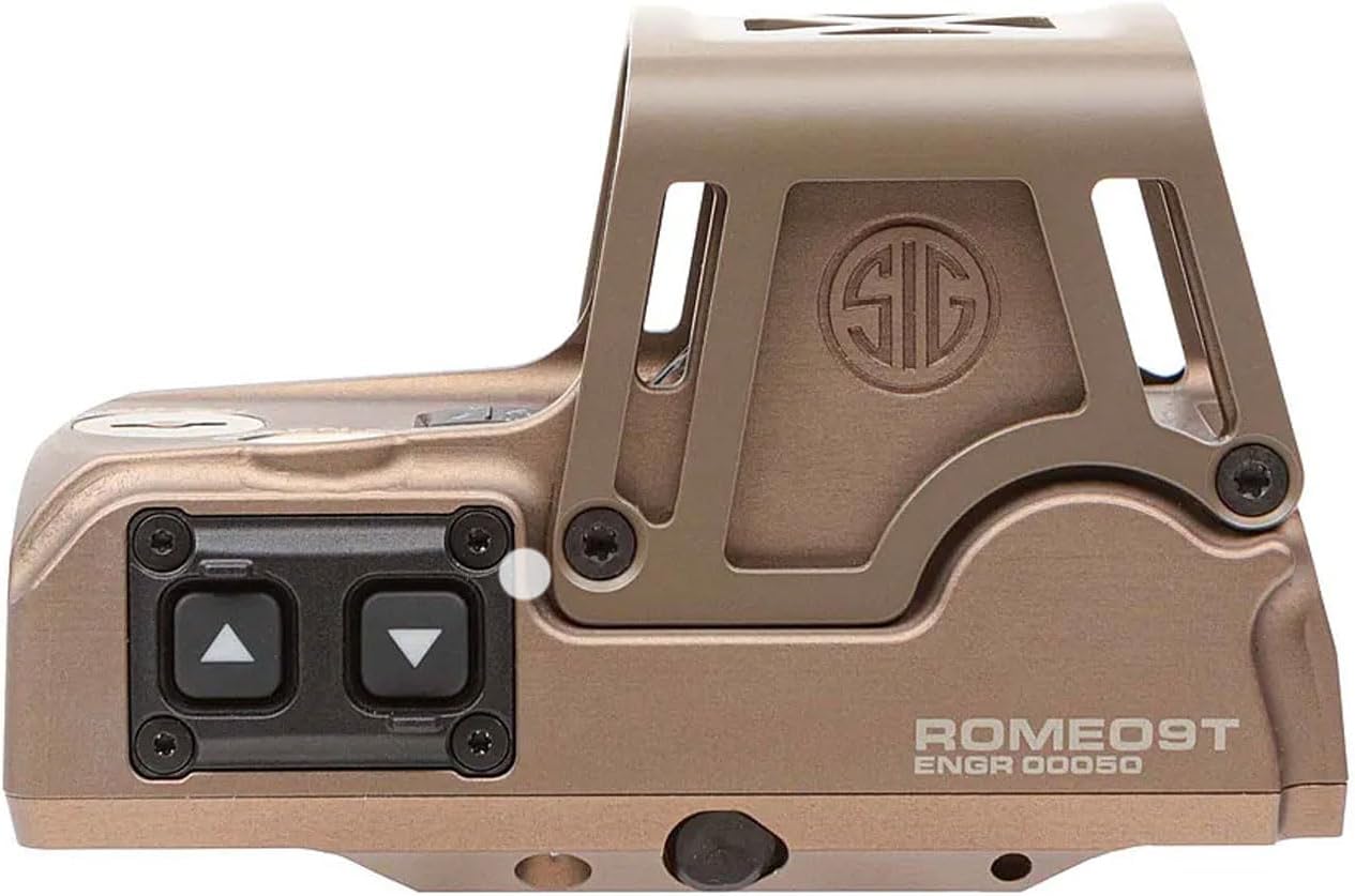 SIG SAUER ROMEO9T 1x38mm Red Dot Sight, Dual-Color Reticle