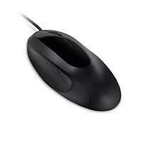 Kensington Pro Fit Ergo Wired Mouse - Cable - Black - USB - 3200 dpi - 5 Button(s)