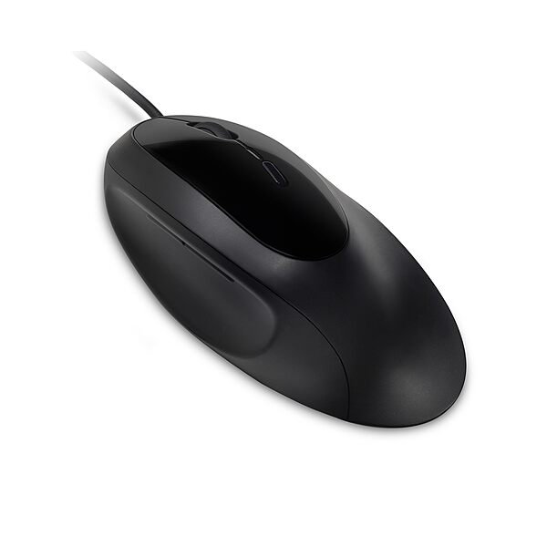 Kensington Pro Fit Ergo Wired Mouse - Cable - Black - USB - 3200 dpi - 5 Button(s)