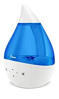 CRANE Drop 4-in-1 Ultrasonic Cool Mist Top-Fill Humidifier with Sound Machine, Night Light & Aroma Tray