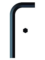 EKLIND 10118 Hex-L Key allen wrench - 18pc set SAE Inch Sizes .028-5/8 Short series w/ metal box