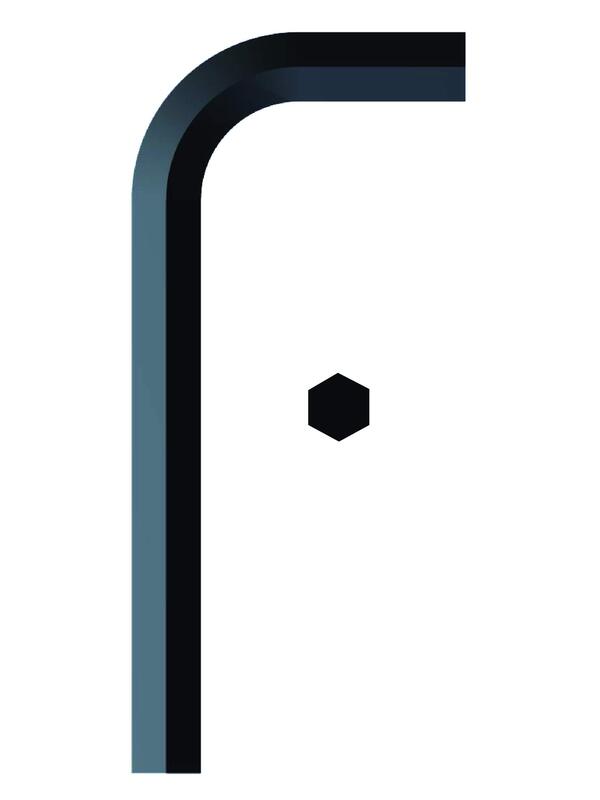 EKLIND Hex Key, Tip Size 3/4 in., L-Handle Long Arm