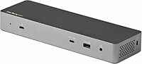 StarTech.com USB C Docking Station for MacBook Pro/Air-M1/M2/M3/M4, Dual 4K 60Hz/Single 8K, Thunderbolt Compatible, HDMI/DisplayPort, 10Gbps USB Type-C Laptop Dock, 96W Power Delivery (TB3CDK2DH)