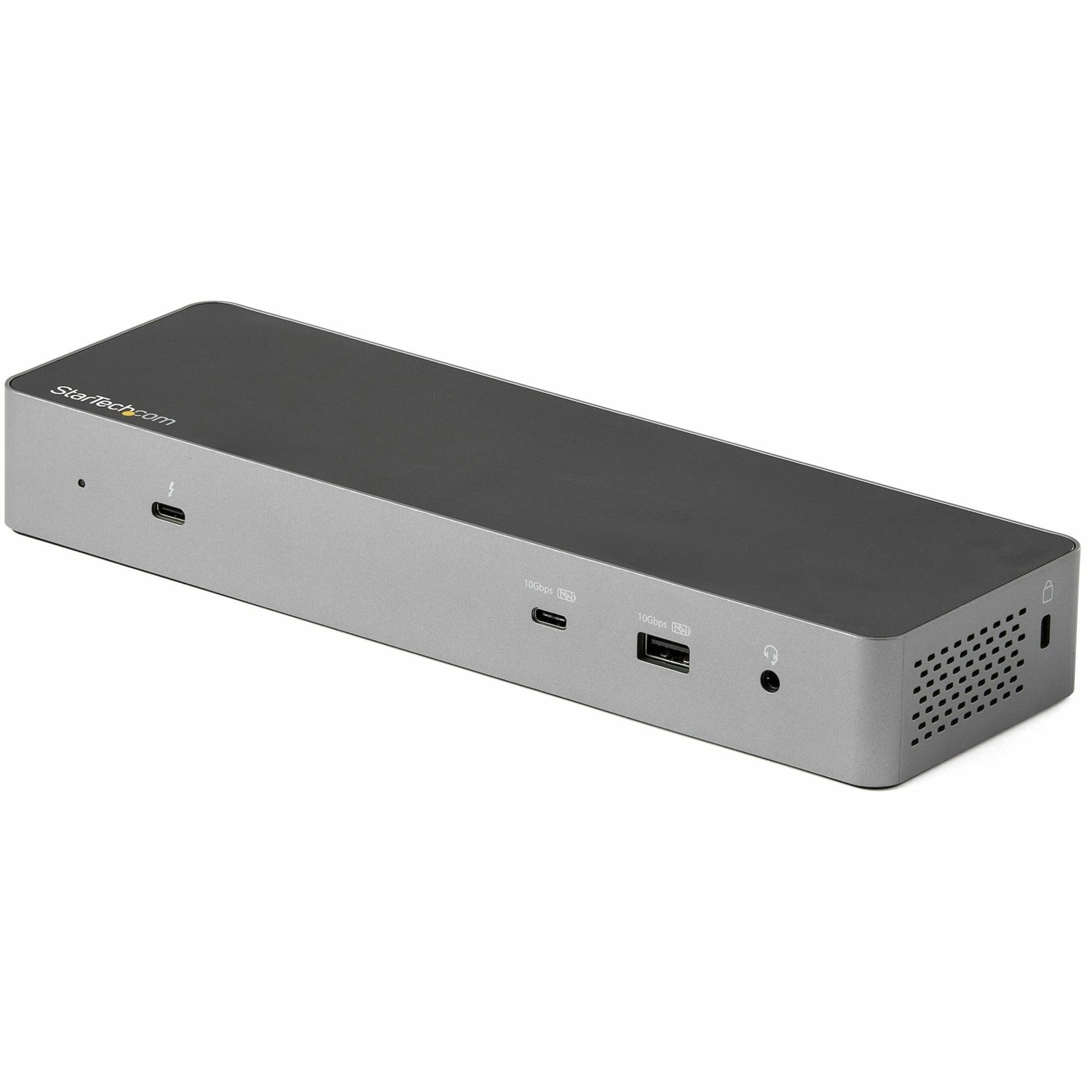 StarTech.com USB C Docking Station for MacBook Pro/Air-M1/M2/M3/M4, Dual 4K 60Hz/Single 8K, Thunderbolt Compatible