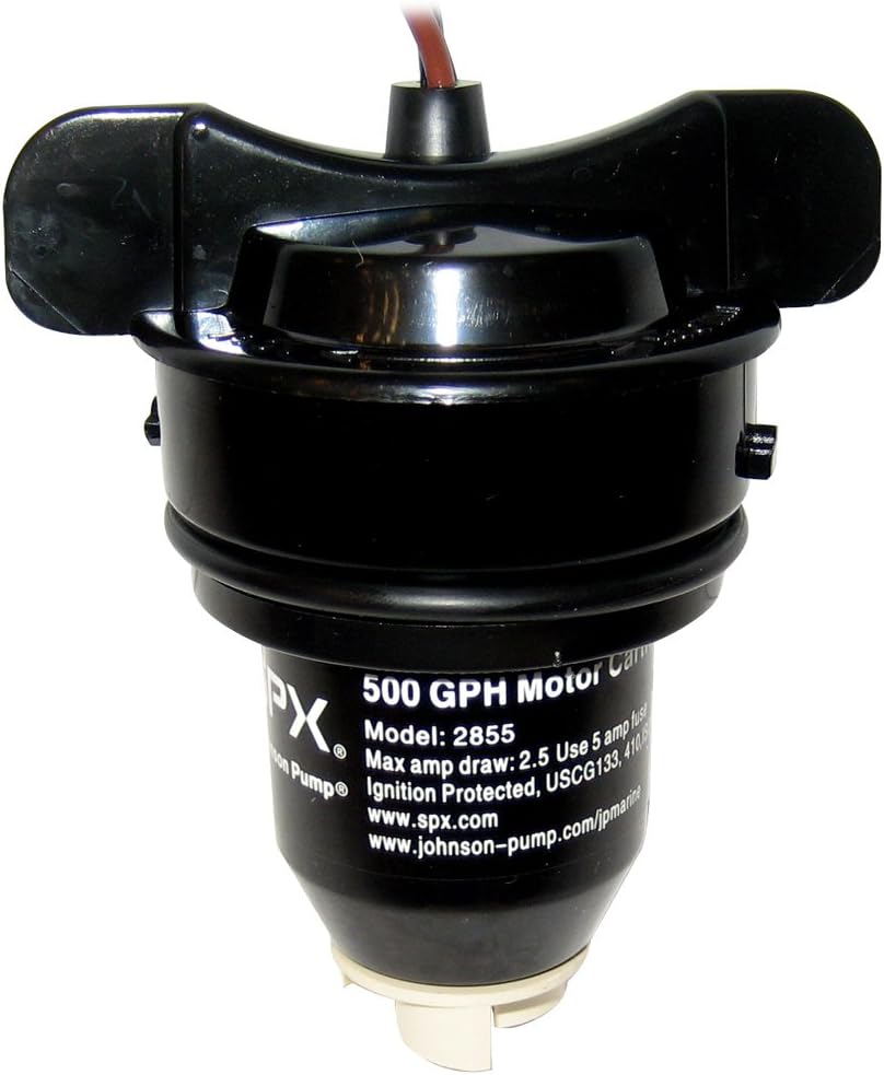 Johnson Pump - 28552 - Cartridge Pump Replacement Motor, Black One Size