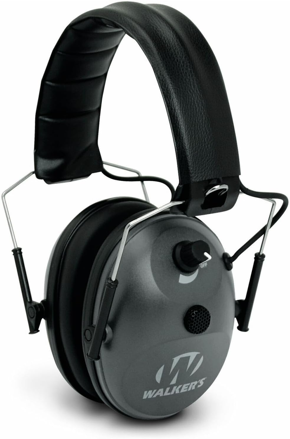 WALKER'S Single Mic Compact Folding Sound-Enhancing Hunting Gun Range Shooting Hearing Protection Electronic Muff