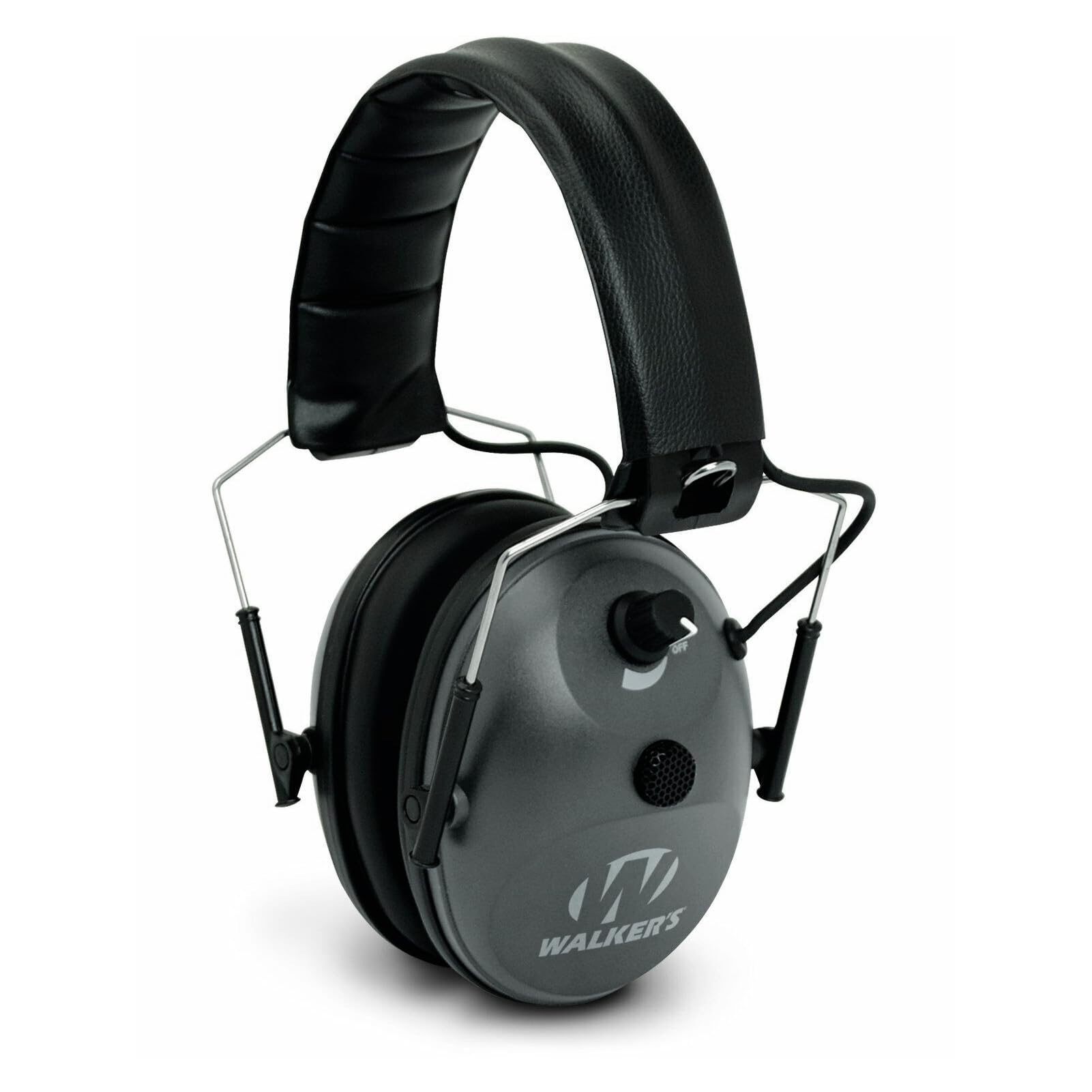 WALKER'S Single Mic Compact Folding Sound-Enhancing Hunting Gun Range Shooting Hearing Protection Electronic Muff