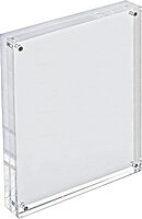 Azar Displays Acrylic Vertical/Horizontal Block Frame with Magnets