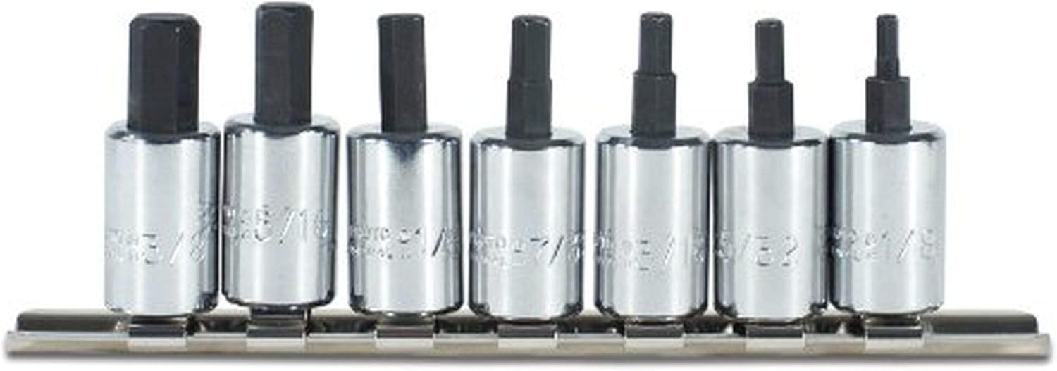 PROTO 3/8 in. Drive 7-Piece Hex Bit Socket Set (J4990-7ST)