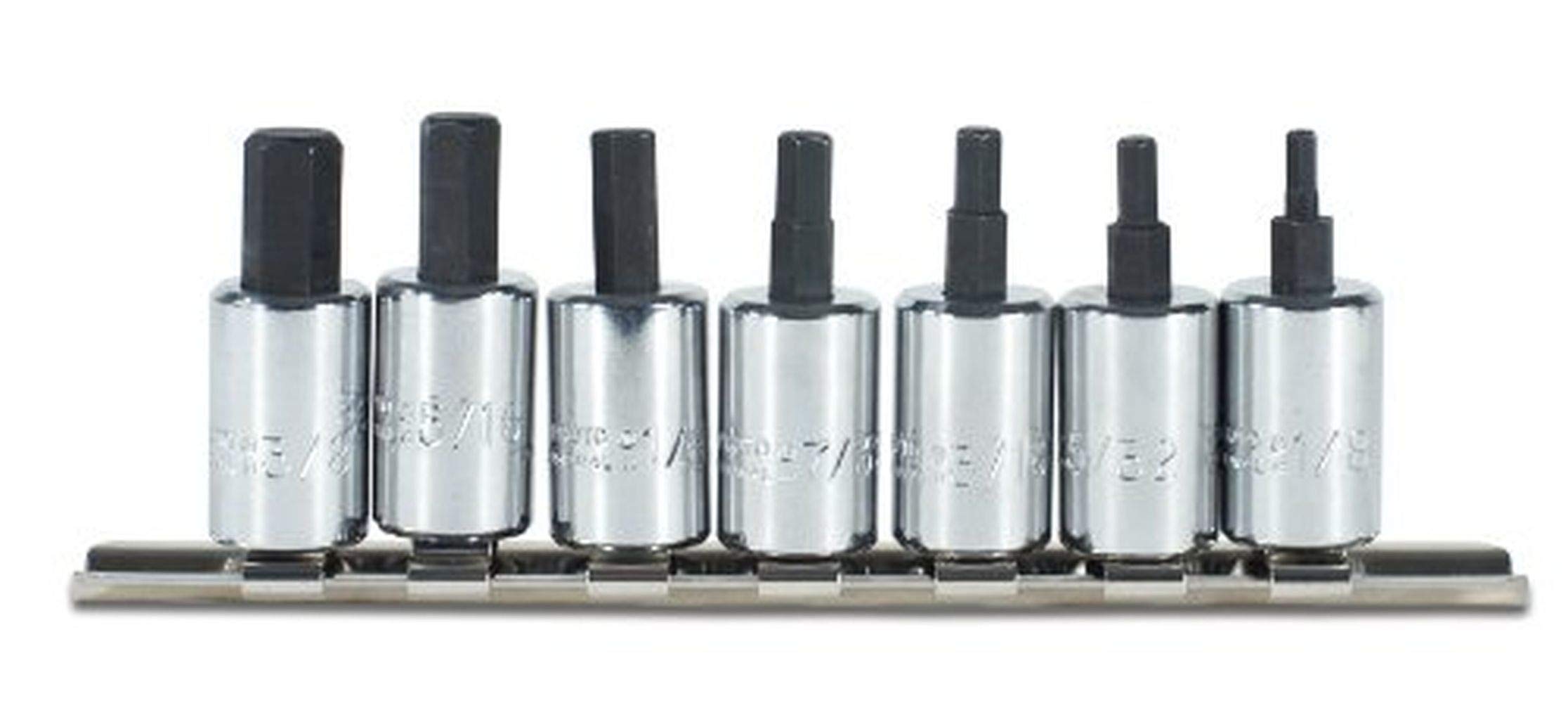 PROTO 3/8 in. Drive 7-Piece Hex Bit Socket Set (J4990-7ST)