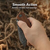 CIVIVI Placoid Folding Pocket Knife for EDC, 3.67" Blade
