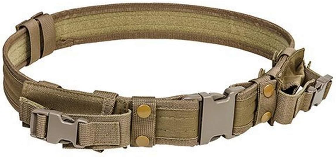 NCSTAR Vism CVBLT2978 Tactical Belt with Two Pouches