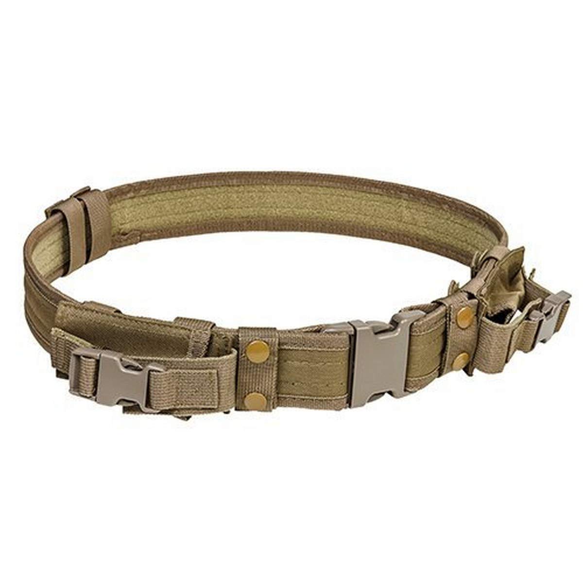 NCSTAR Vism CVBLT2978 Tactical Belt with Two Pouches