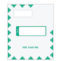 COMPLYRIGHT First Class Double-Window Tax Mailer Envelopes