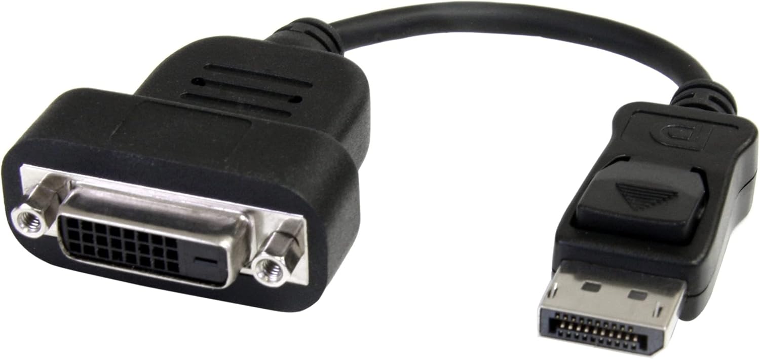 StarTech.com DisplayPort To DVI Adapter - Active - 1920x1200 - DP to DVI - DisplayPort Adapter Converter