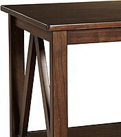 Linon Home Dcor Linon Home Decor Titian End Table, 20"w x 17.72"d x 22.01"h, Antique Tobacco