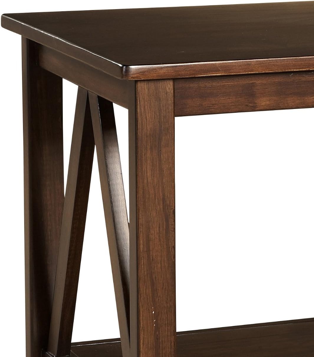 Linon Home Dcor Linon Home Decor Titian End Table, 20"w x 17.72"d x 22.01"h, Antique Tobacco