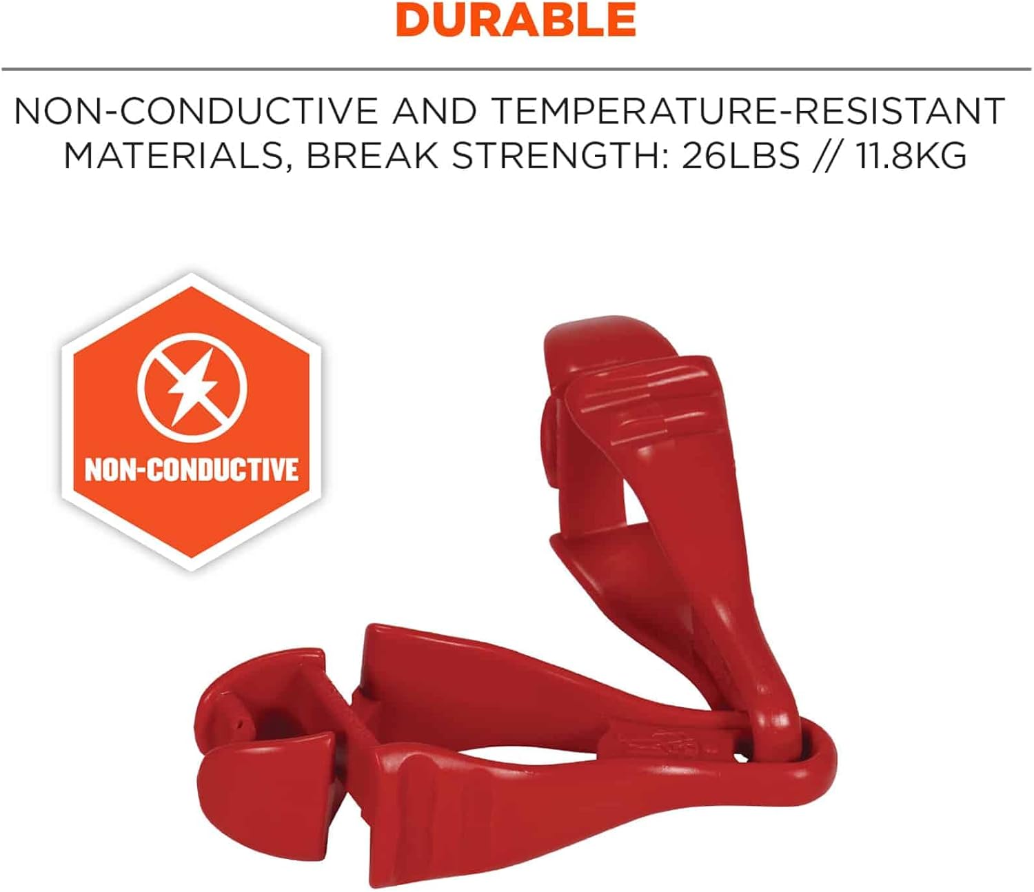 ERGODYNE Squids 3400 Glove Clip Holder with Dual Clips