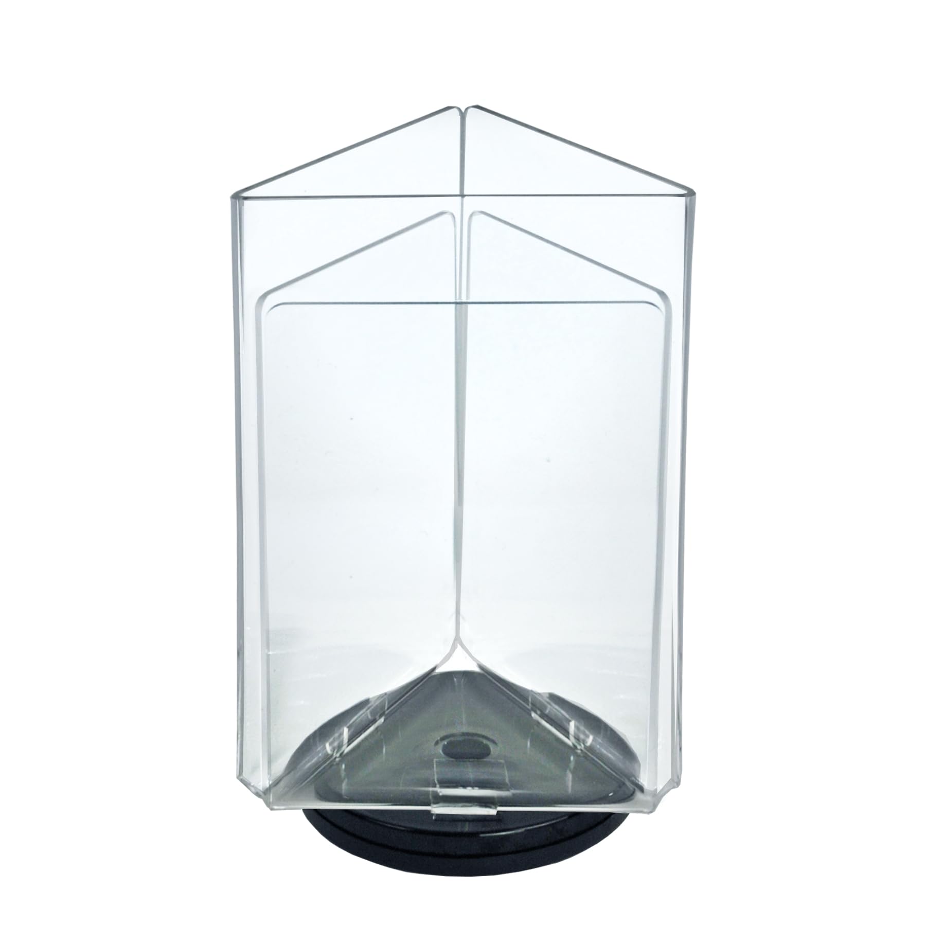 Azar Displays 3-Sided Acrylic Revolving Sign Holder
