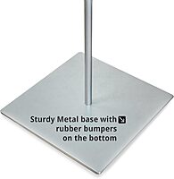 Azar Displays 300863 8.5" W x 11" H Double-Sided Frame Sign Holder Stand - with Non-Adjustable Pole