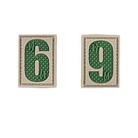 Maxpedition Gear Number 6/9 Patch 0.84 x 1.18-Inch Arid