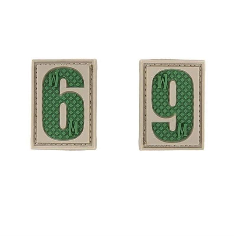 Maxpedition Gear Number 6/9 Patch 0.84 x 1.18-Inch Arid