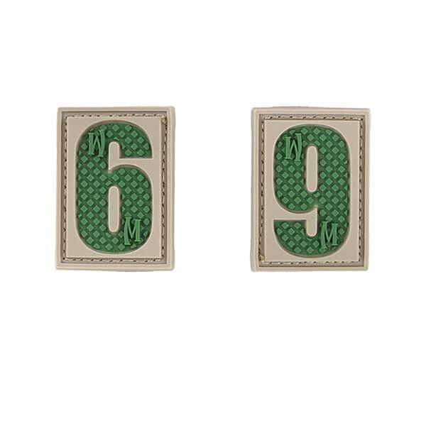 Maxpedition Gear Number 6/9 Patch 0.84 x 1.18-Inch Arid