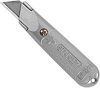 Black+Decker Classic 199 Fixed Blade Utility Knives, 5 1/2 in L, Carbon Steel, Gray