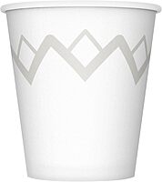 Highmark Paper Hot Cups, 10 Oz, Printed White, Pack Of 50