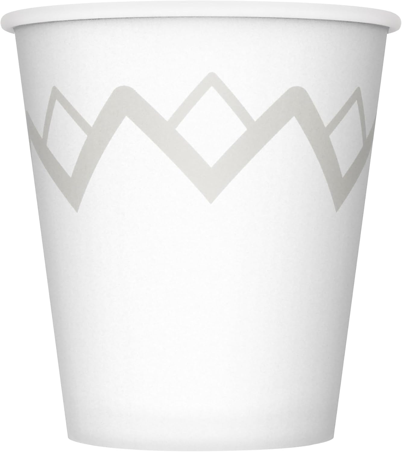 Highmark Paper Hot Cups, 10 Oz, Printed White, Pack Of 50