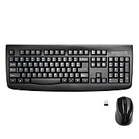 Kensington Pro Fit Wireless Combo Mouse and Keyboard Desktop Set (K72324US), Black