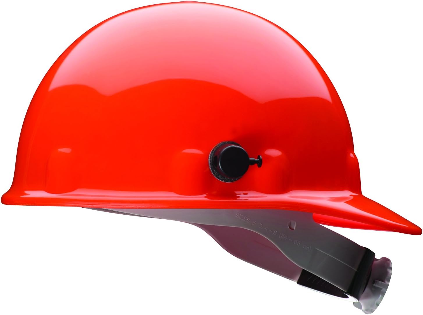 Fibre-Metal by Honeywell E2QRW03A000 Super Eight Ratchet Cap Style Hard Hat with Quick-Lok, Orange