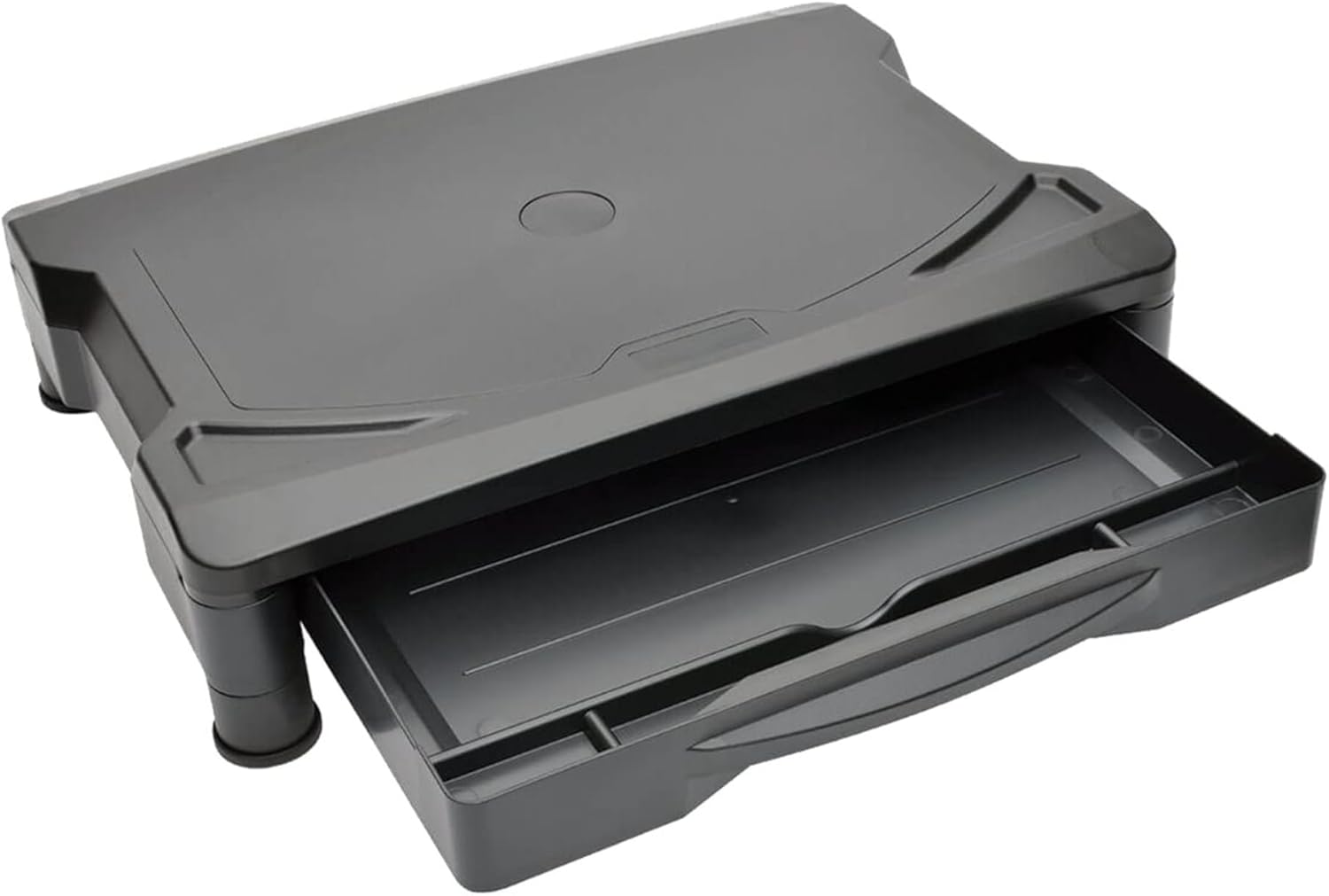 Tripp Lite LCD Display TV Monitor Riser Stand w/ Storage Drawer, Raises up to 4.7in.for Monitors