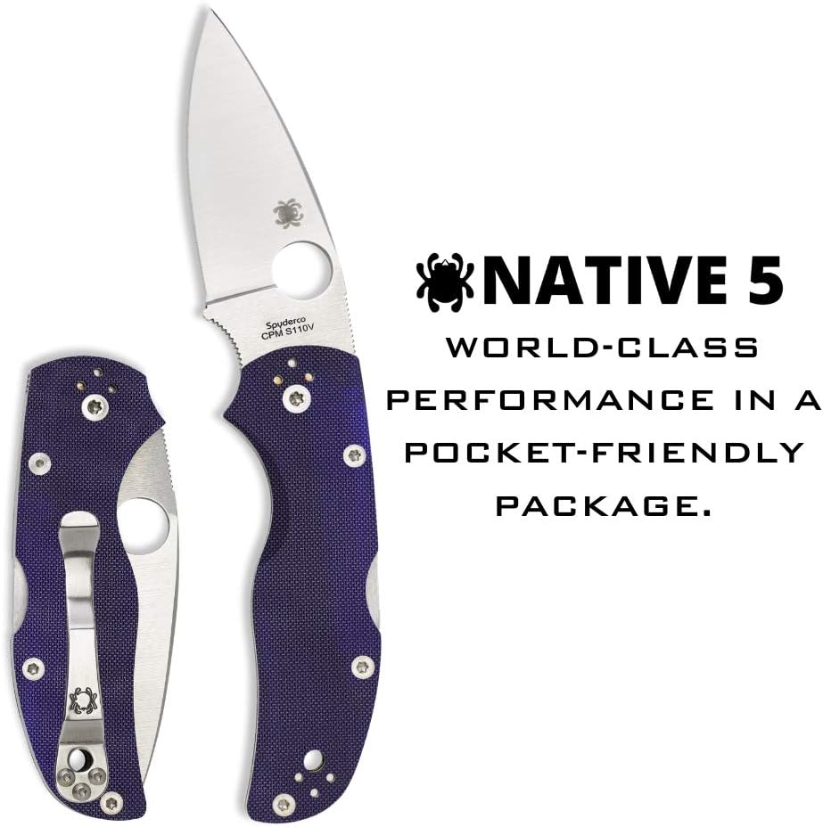 Spyderco Native 5 Folding Knife with 2.95" Blade
