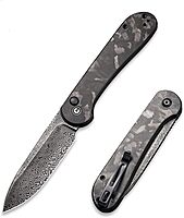 CIVIVI Elementum Pocket Folding Knife with 3.47" Blade, Button Lock