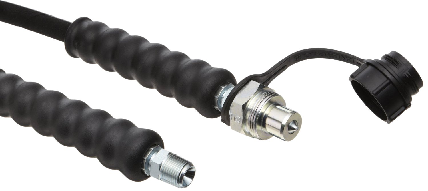 Enerpac HC-9206 6' High Pressure Hydraulic Hose CH-604 Coupler 3/8" Thread