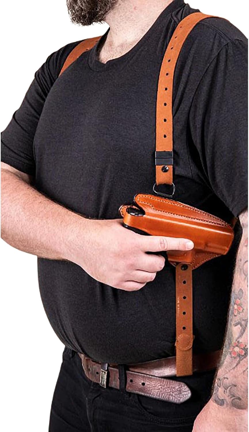 BIANCHI X16 Agent X Rig Unlined Leather Shoulder Holster