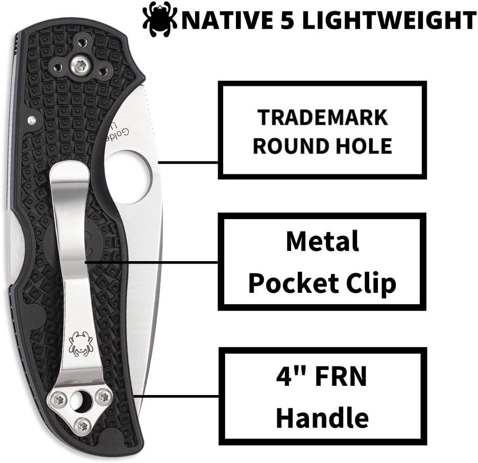 Spyderco Native 5 Folding Knife with 2.95" Blade