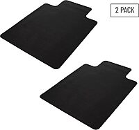 MIND READER Office Chair Mat for Hardwood Floors Under Desk Floor Protector PVC