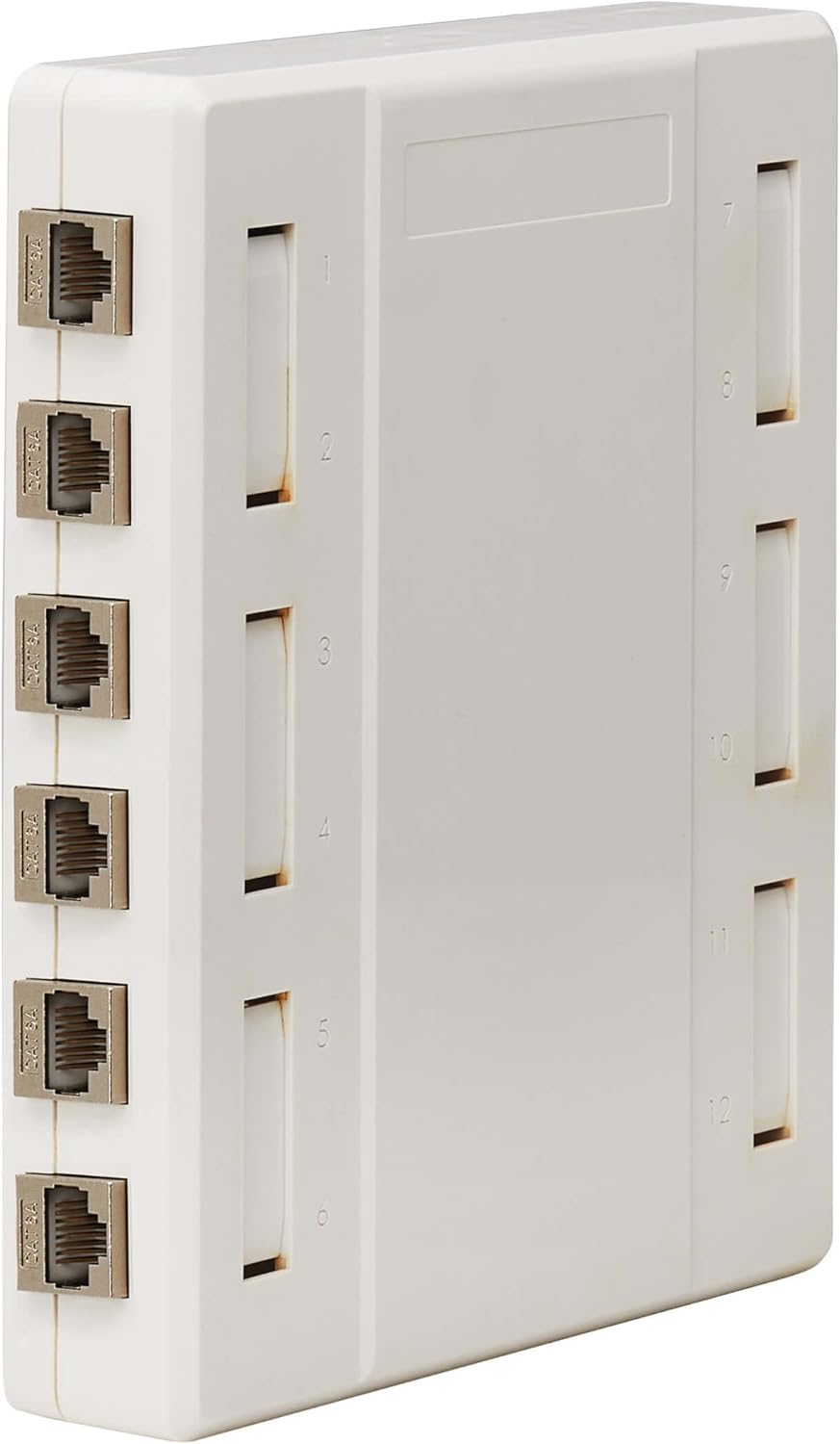 Tripp Lite 12-Port Surface-Mount Box for Keystone Jacks, Additional Breakout Pieces for Wide Compatibility
