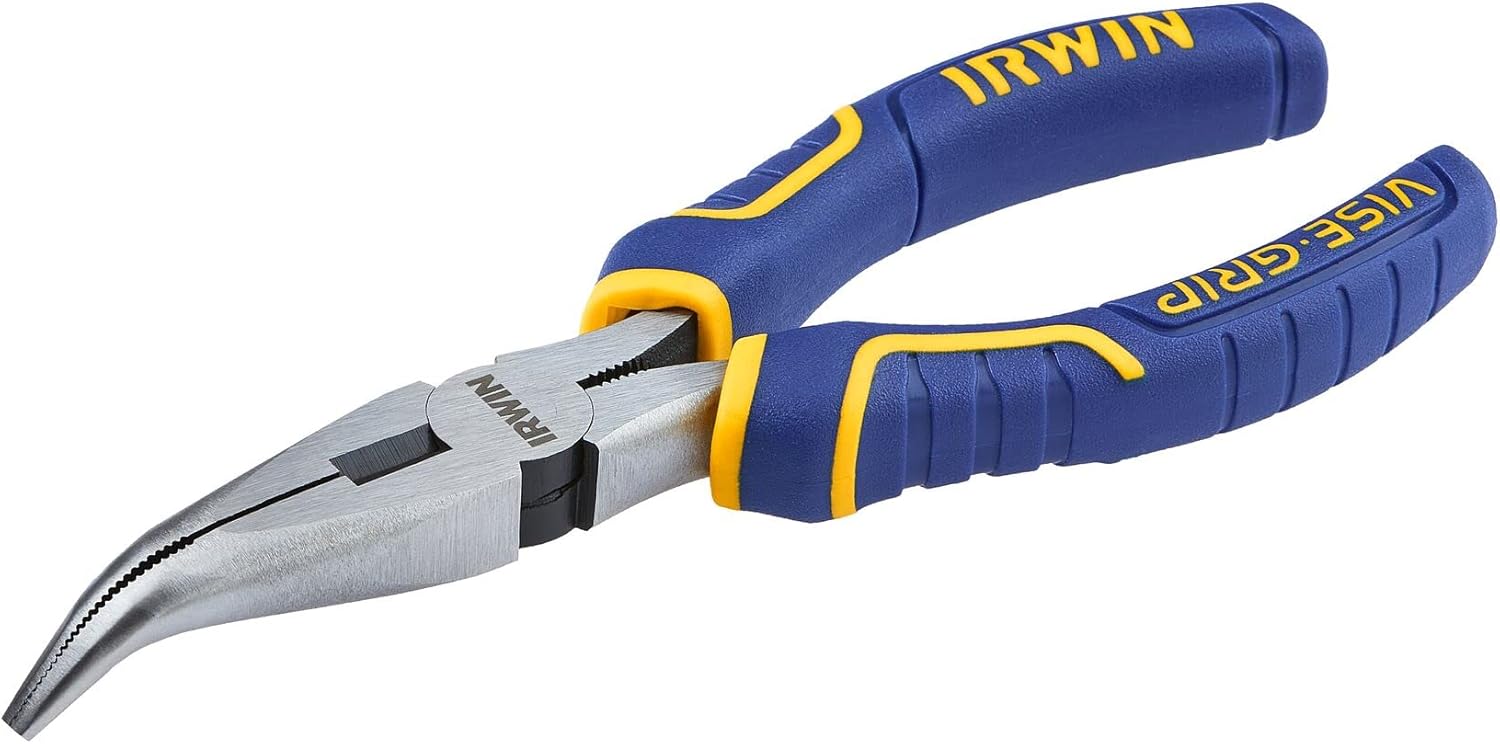 Irwin 6 in. Bent Long Nose Pliers