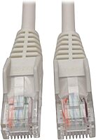 Tripp Lite Cat5e 350 MHz Snagless Molded (UTP) Ethernet Cable (RJ45 M/M) PoE White 5 ft. (1.52 m) - Category 5e - N001005WH