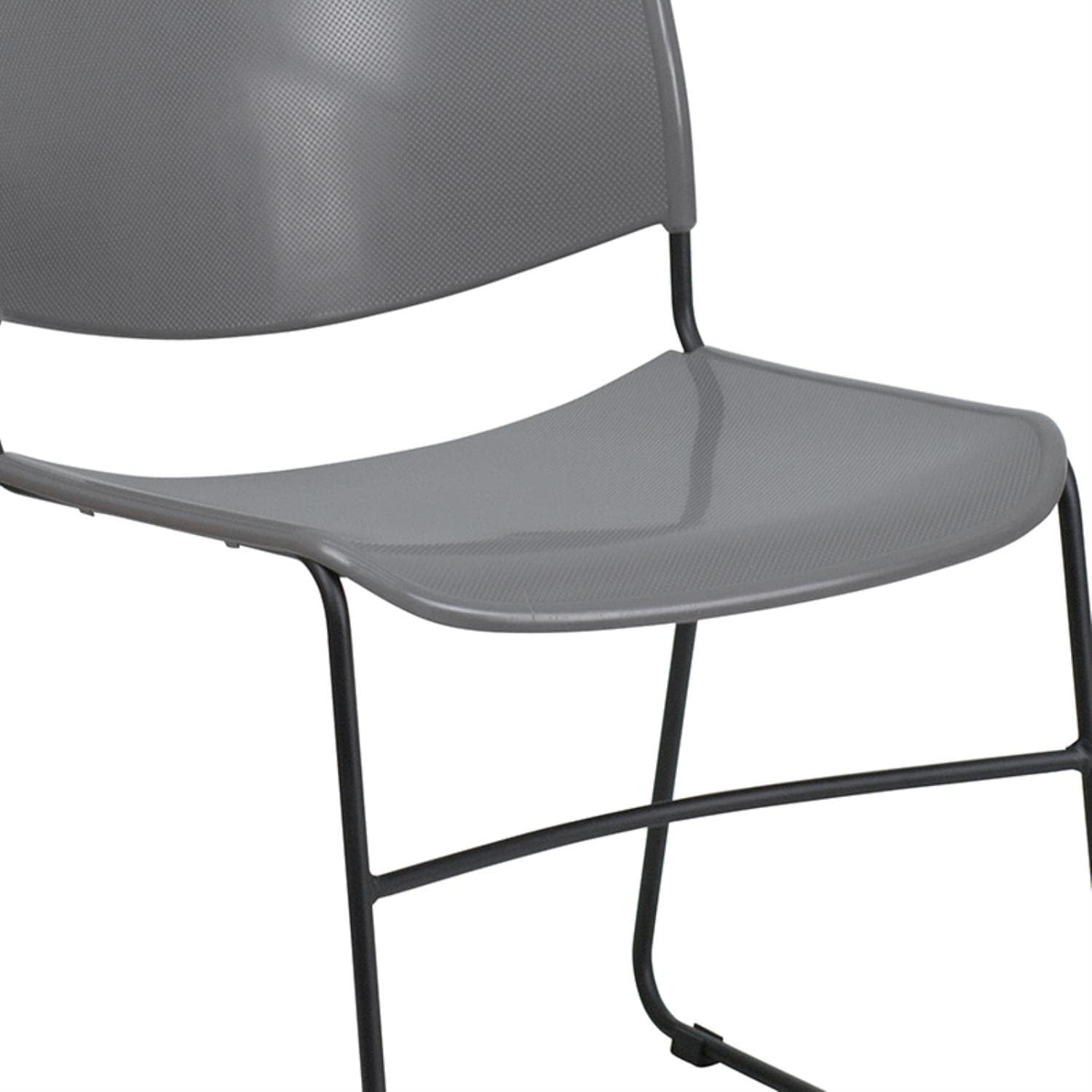 FLASH FURNITURE HERCULES Series 880 lb. Capacity Ultra-Compact Sled Base Stack Chair