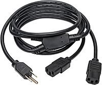 TRIPP LITE Computer Power Cord NEMA 5-15P to IEC-320-C13