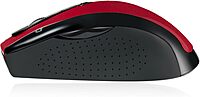 iMouse M20R – Wireless Ergonomic Optical Mouse, Red