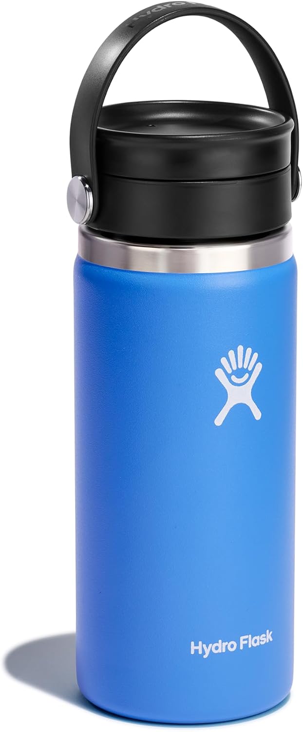 HYDRO FLASK Flex Sip Coffee Tumbler – Insulated Stainless Steel Leakproof Travel Bottle
