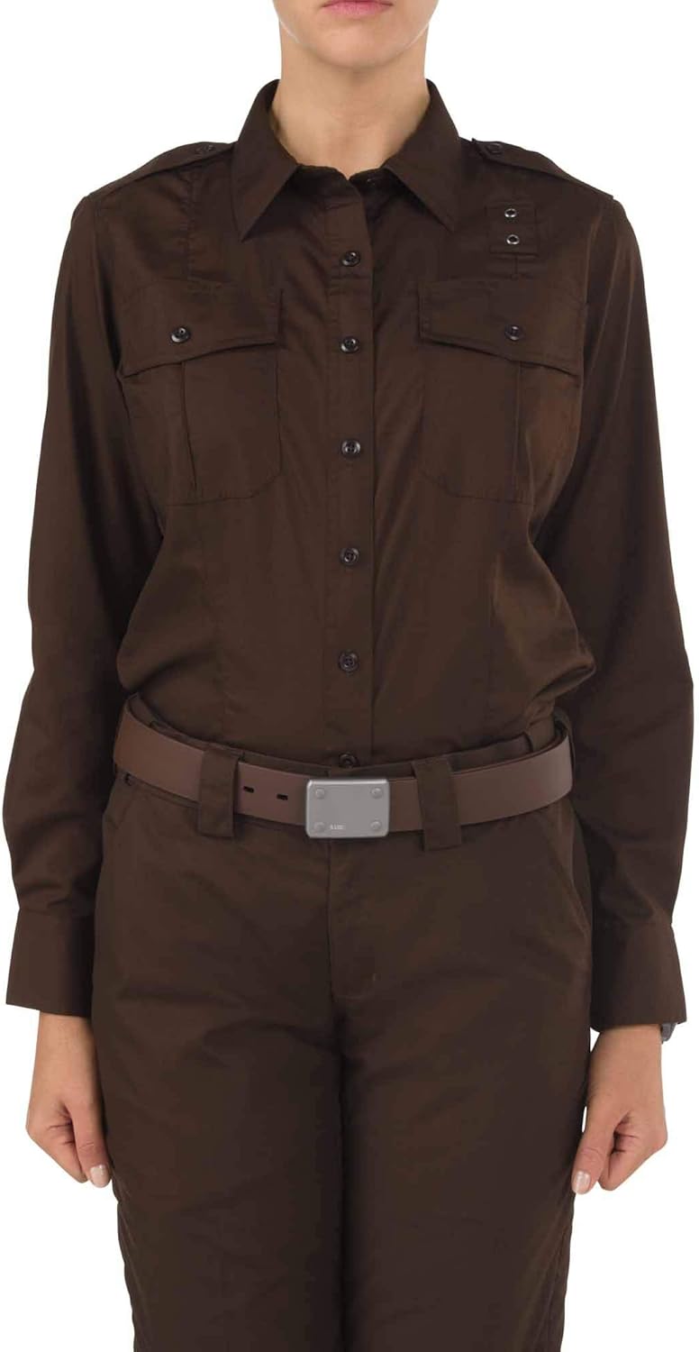 5.11 Tactical Women's Taclite PDU Class A Long-Sleeve Ripstop Uniform Shirt