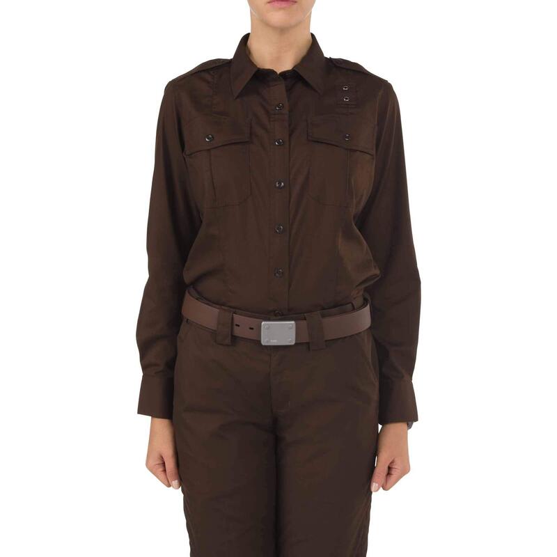 5.11 Tactical Women's Taclite PDU Class A Long-Sleeve Ripstop Uniform Shirt
