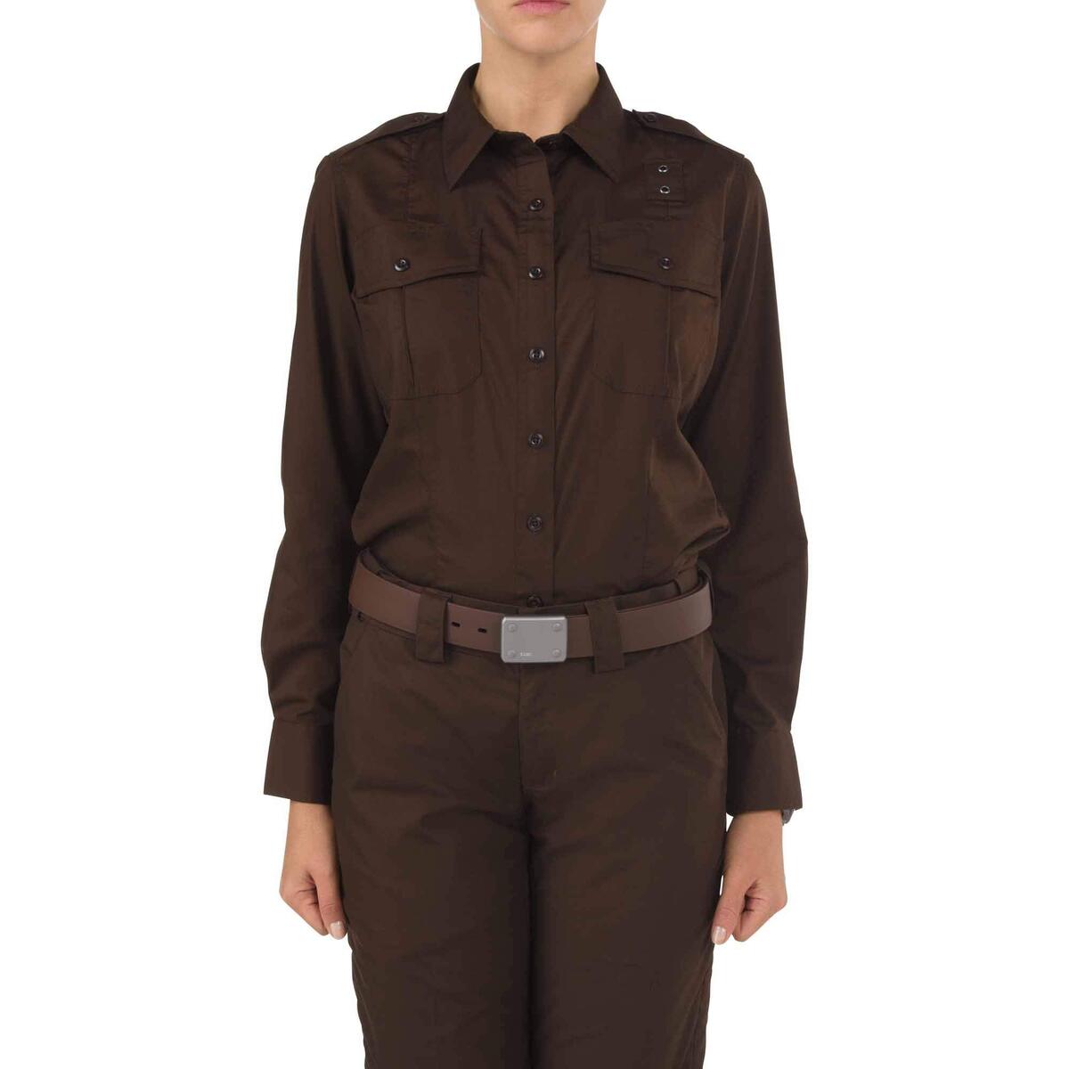 5.11 Tactical Women's Taclite PDU Class A Long-Sleeve Ripstop Uniform Shirt