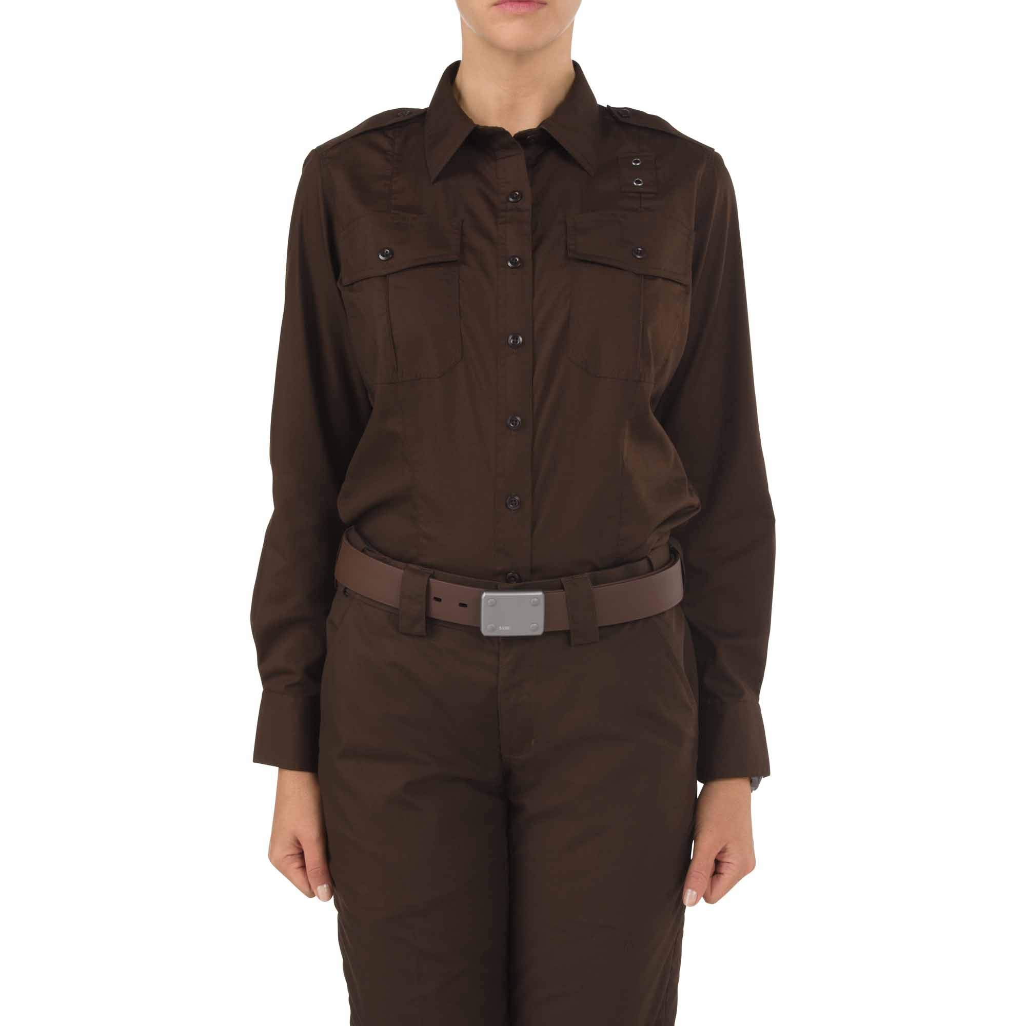 5.11 Tactical Women's Taclite PDU Class A Long-Sleeve Ripstop Uniform Shirt